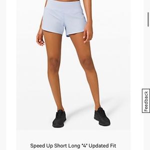 RARE NWT Speed Up Short in Daydream, sz 4